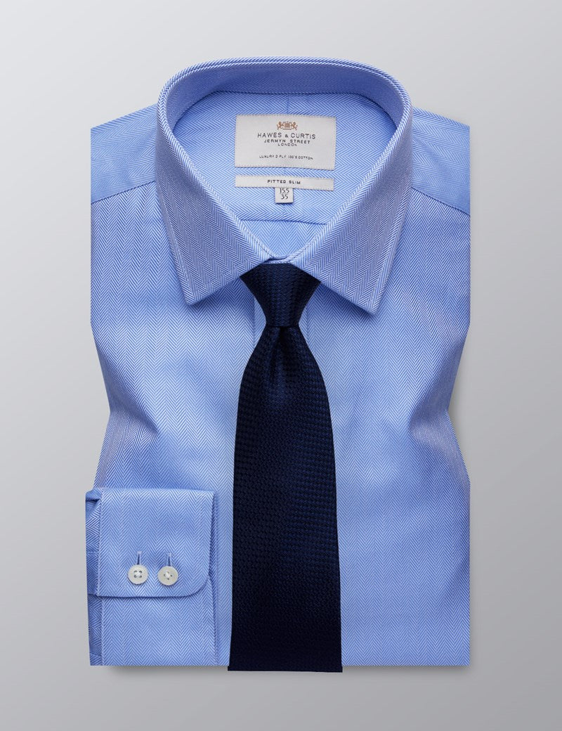 Formal Blue Jeremy Slim Fit Shirt ...